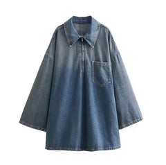 Oversized Spijkerjurk voor Dames – Losvallend en Comfortabel