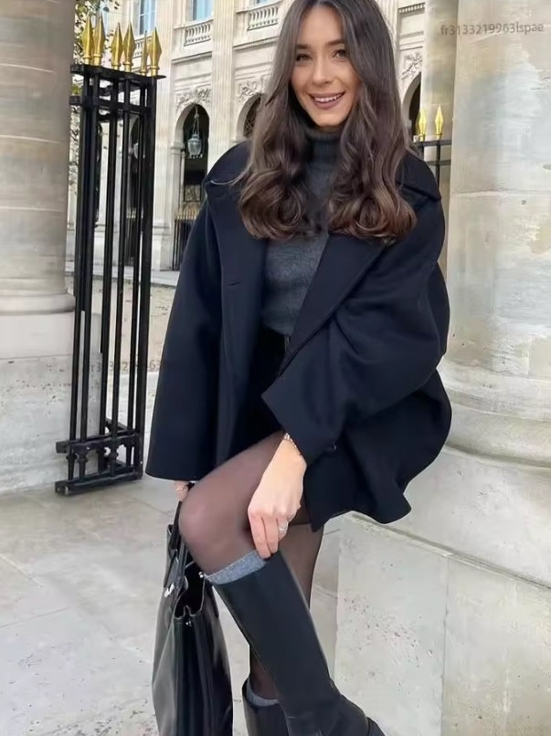 Stijlvolle Elegante Oversized Jas – Tijdloos en Trendy