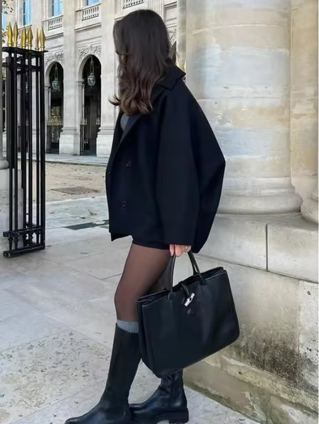 Stijlvolle Elegante Oversized Jas – Tijdloos en Trendy