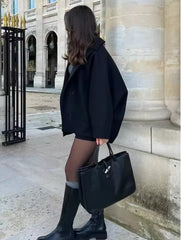 Stijlvolle Elegante Oversized Jas – Tijdloos en Trendy