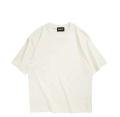 Oversized Unisex T-shirt van Katoen met Ronde Hals