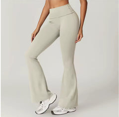 Hoge taille flared sportlegging met buikcontrole