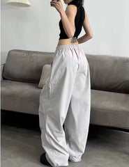 Oversized retro jogger cargo pants